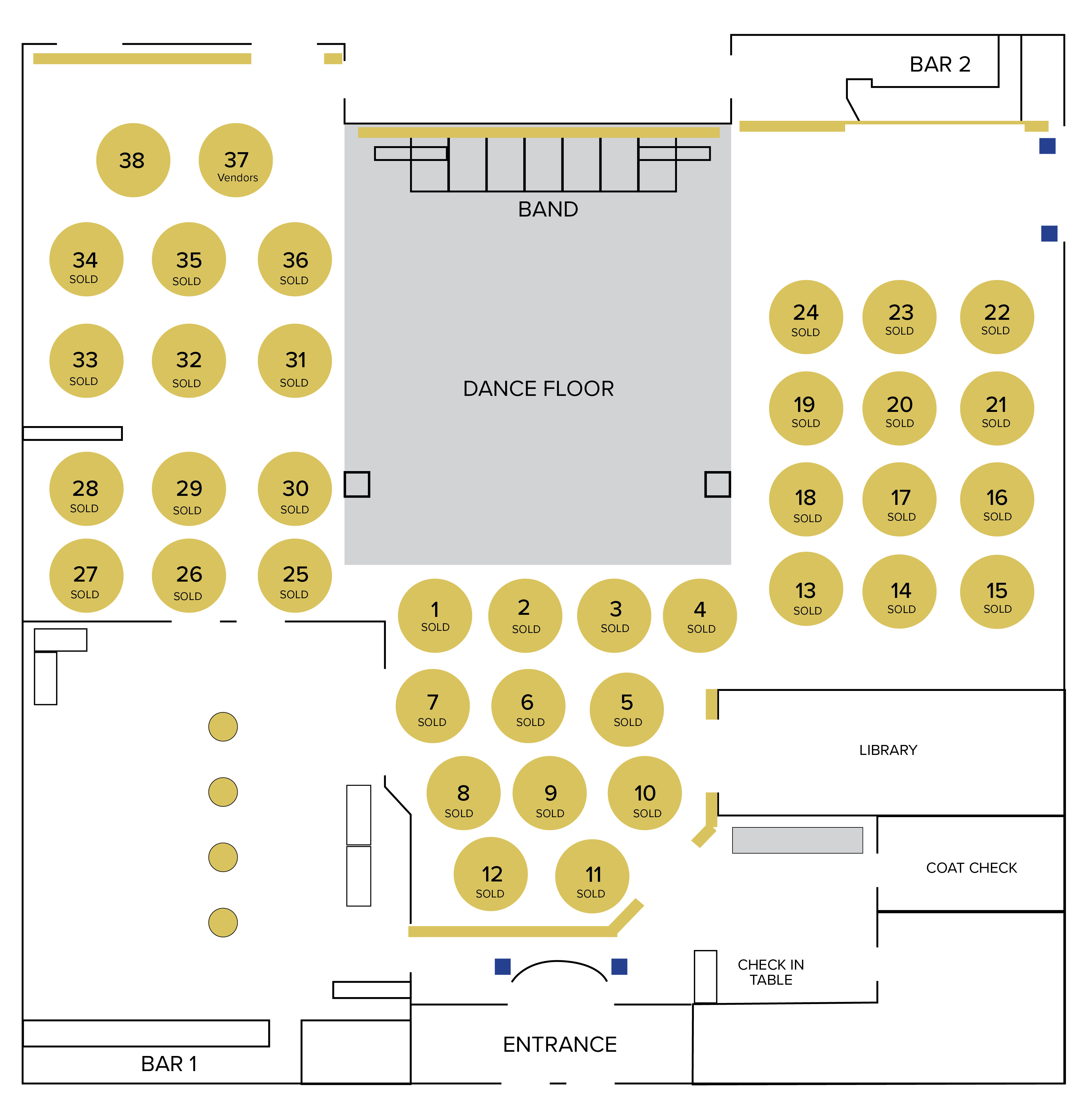Layout of the Ballroom
