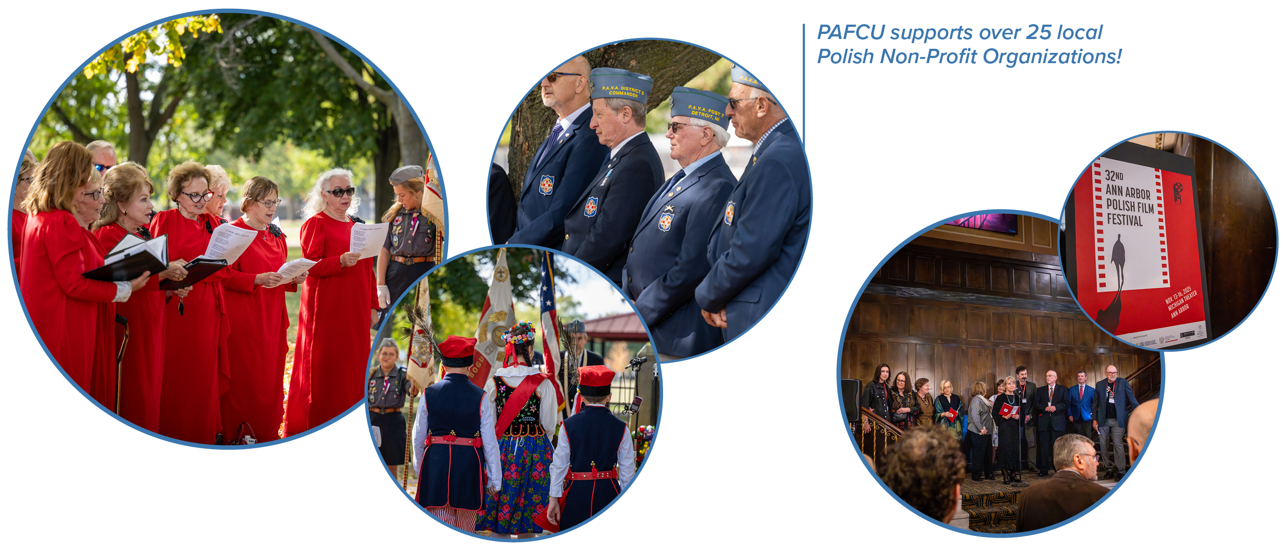 Photos of Polish non profit organizations PAFCU supports